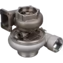 Turbocompressor 6505-71-5020 com flange de montagem retangular e parafusos de cabeça sextavada