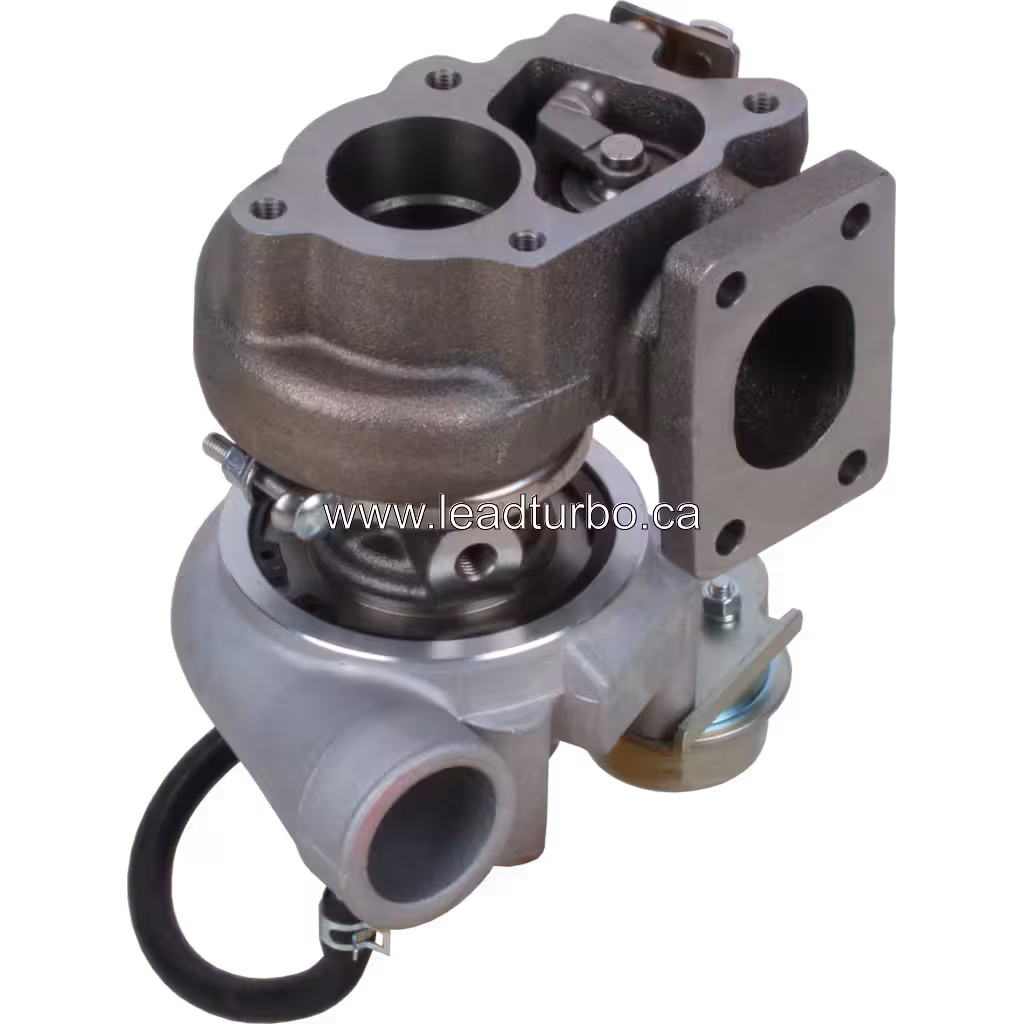 Turbosprężarka zamiennik 49177-03142 TD04-12T do Kubota V3300-T bottom 45 degree view