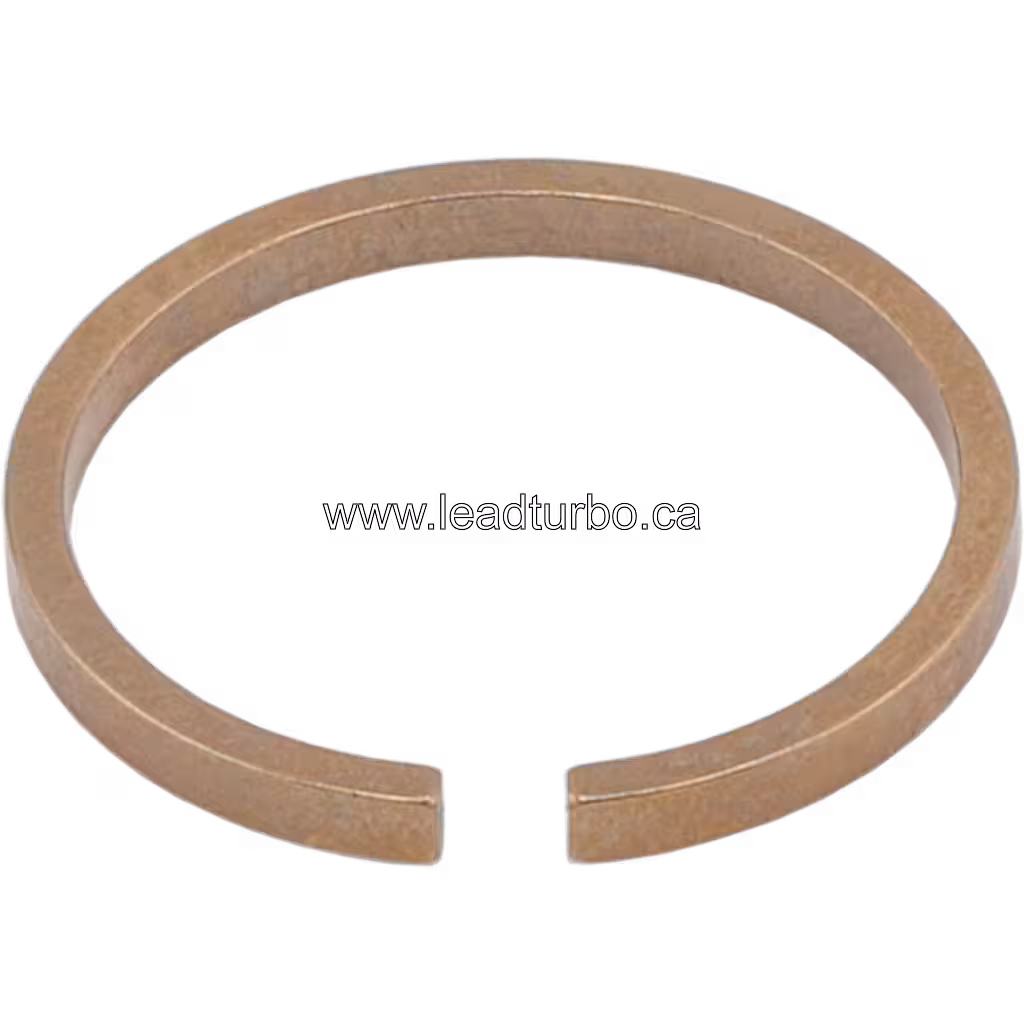 S400 piston ring angled view showing split gap