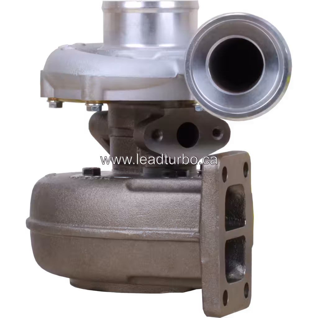 Turbocompresseur 314443 S2B vue avant avec carter compresseur argenté
