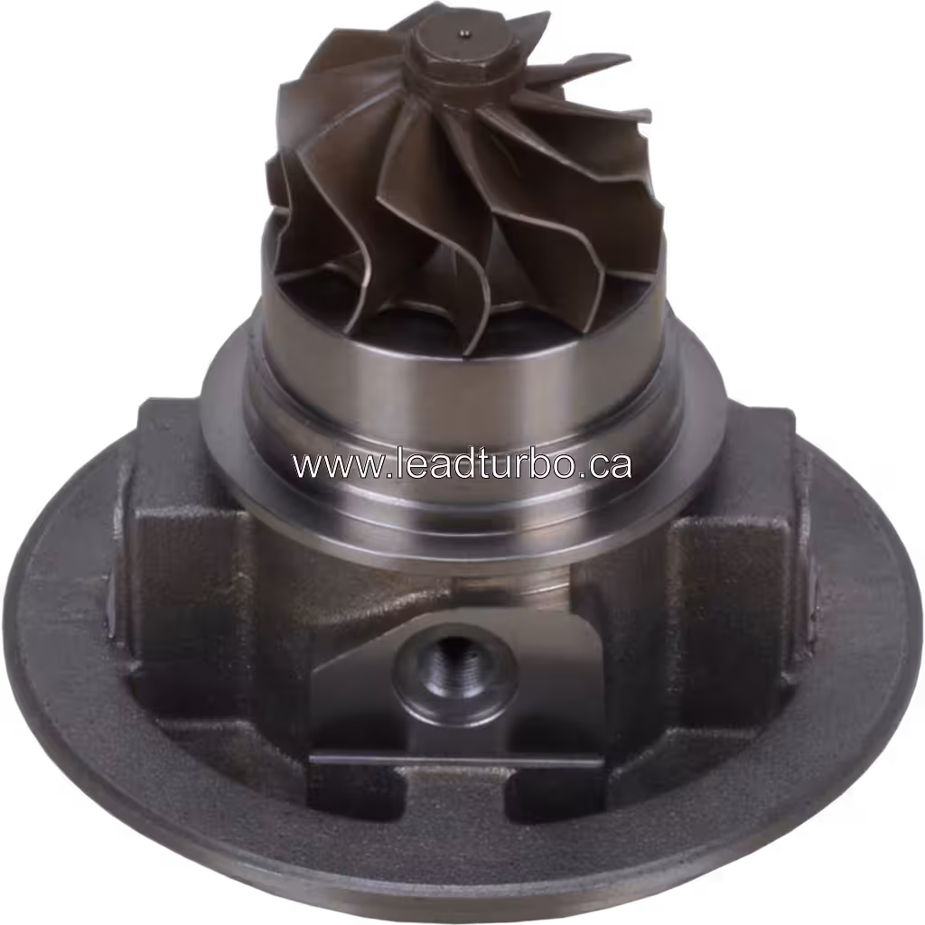Core turbosprężarki 250-7700 S310CG080 do CAT C9 bottom 45 degree view