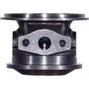 Korpus łożiskowy turbosprężarki J96 FOR 714568-0002 BH widok z przodu